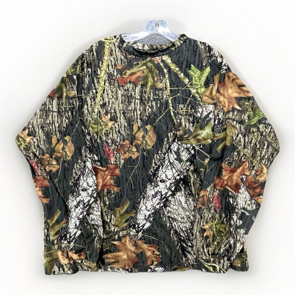 Liberty Shirt Mens 2XL XXL Camouflage Mossy Oak Break Up Camo Long‎ Sleeve